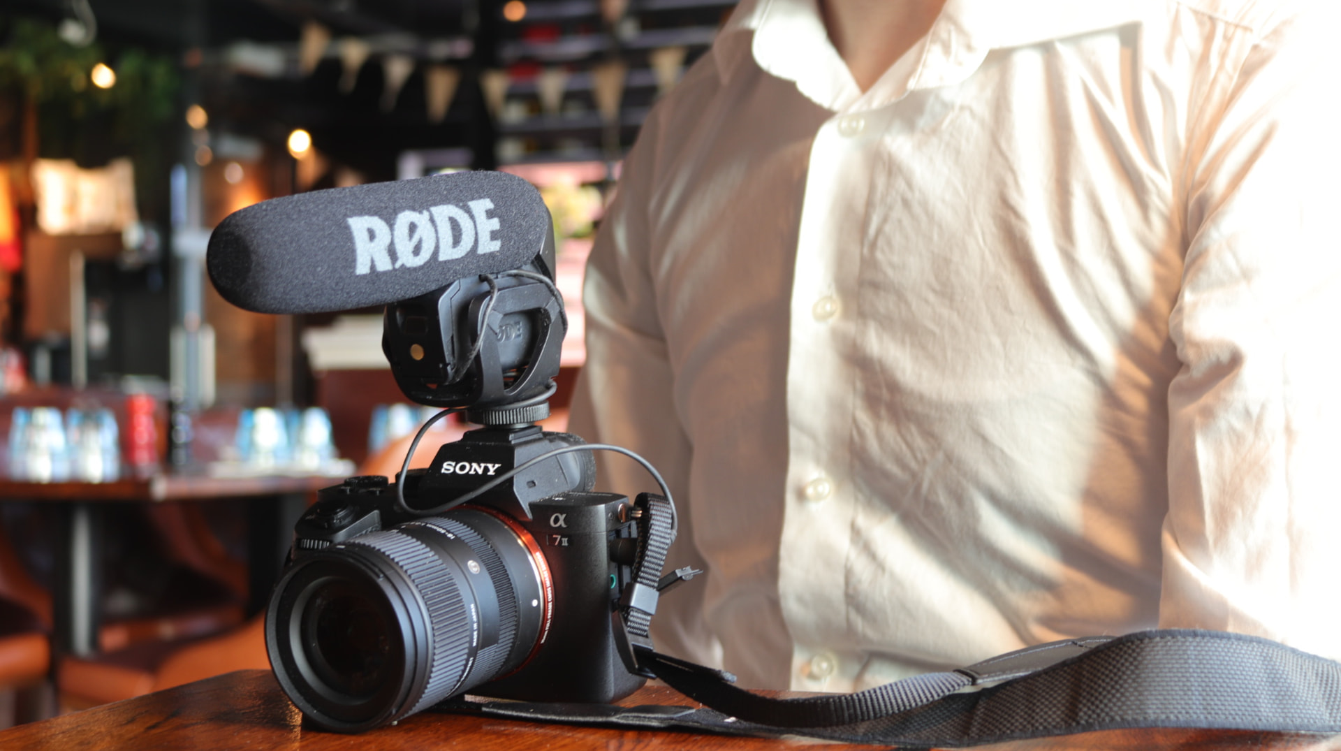 Widescreen website commercial still frame